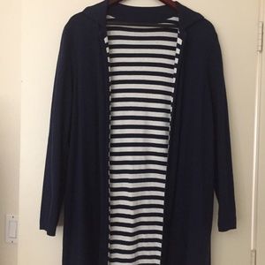Chicos reversible full cardi size medium